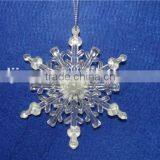 Acrylic Different Style Clear Snowflake for Christmas Snowflake thumbnail-5