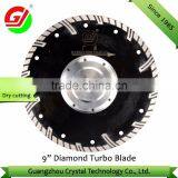 9" Turbo Rim Diamond Saw Blades With Flange Smooth and Fast Cutting Blade thumbnail-3