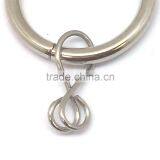 Brushed Nickel Plated Metal Curtain Rod Ring Loose Eyelet ID35mm/OD42mm thumbnail-4