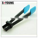 14028 New Style Kitchen and Barbecue Grill Tongs Silicone Plastic Handle Food Tong thumbnail-4