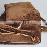 Multi Functional Quality Flannel Bag Model Car Travel Blanket Pillow With Memory Foam Pillow Inside thumbnail-2