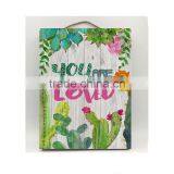 Wood Spring 2017 New Style You Are Loved Sign Wreath Hanger Plaque thumbnail-1