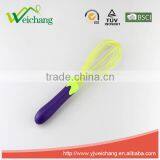 WCJ496 New Design Eggplant Handle Egg Whisk Silicone Wire Whisk, Egg Frother, Milk & Egg Beater Blender 10" Hot Sales thumbnail-1