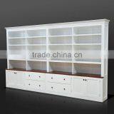 Cabinet Book Shelves Canberra White Painted Mahogany Wood Furniture thumbnail-2