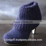 Knit Boots Silk Mohair Short Boots thumbnail-2