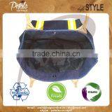 Cheap Fashion Recyled Canvas Cotton Shopping Bag With Inside Polyester Lining thumbnail-6