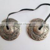 Best-selling Handmade in Nepal Meditation TibetanDragon Design Tingsha Cymbals thumbnail-2