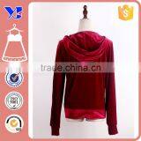 Shiny Coat With Hood and Pocket Outdoors Blazers Sports Velvet Suits thumbnail-2