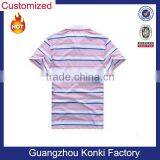 100% Cotton Men's Clothing, Strip Polo Shirt thumbnail-2