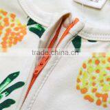 Hot Sale 100% Cotton Pineapple Pattern Onesie Kids Newborn Pajama Romper thumbnail-5
