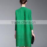 Chinese National Style Plus Size Ladies Draped Dress With Buttons thumbnail-6