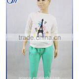 2016 Girls Clothing Set Flower Print Children's Hoodies Jackets+Long Sleeve Inner Shirt+Trousers Three-Piece Suits Kids thumbnail-6