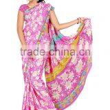 Glamour Print Sari thumbnail-3