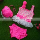 2016 Latest Fashion Dresses Three Piece Swimming Wear Girl Bathing Suit for Summer Girl Swimming Suit thumbnail-2