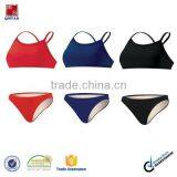 China Sport Wear Manufacturer Hot Sale Women Swimwear Two Piece Bathing Suits