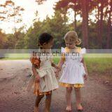 Wholesale Boutique Dress Little Girls Vintage Cotton Dress Pinafore Dress thumbnail-1