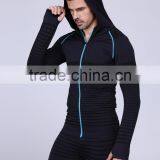 Sportswear Fitness Latest Design Mens Long Sleeve t Shirt Seamless Gym Shirt thumbnail-1