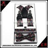 Portable New Design Cheap Men Gifts Suspender Bowtie thumbnail-2