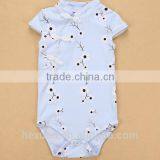 Short Sleeves Printed Cartoon Baby Clothes Set Romper thumbnail-5