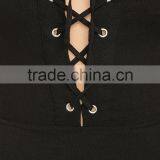 2017 Fashion Summer Fomal Clothing Women Wear Plus Size Lace up Sexy Jumpsuit thumbnail-4