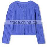 Cable Pattern Cardigan Baby Girl Sweater Design With Buttons thumbnail-1