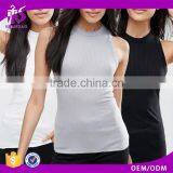 Guangzhou Shandao OEM Wholesale Casual Summer 95% Cotton 5% Spandex Women Sexy Ribbed Breathable Quick Dry Slim Fit Tank Top thumbnail-1