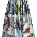 2016 Guangzhou Shandao New Fancy Design Summer Fashion Ruffle Umbrella Printed Chiffon Sexy Half Skirt Girls thumbnail-4