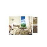 Beige Floral Printed 100% Full Size Complete Cotton Bedding Set for Bedroom thumbnail-1