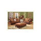 Home Furniture Antique Style Wooden Frame Traditonal Sofa thumbnail-1