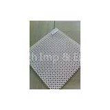 Decoration Punched Perforated Metal Mesh Galvanized Metal 1250mm Width