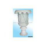 White Marble Vase With Pretty Relievo thumbnail-1