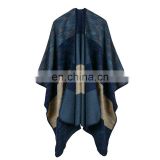 Autumn And Winter Rainbow Wide Shawl Scarf Lengthen Warm Cashmere Shawl