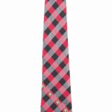 Self-tipping Green Polyester Woven Necktie Digital Printing Striped