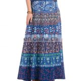 Long Warp Round Skirt for Summer from India Jaipur Rajasthan