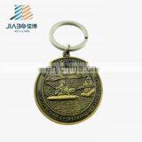 Custom Brozne Keychain With Embossment for Single Boat Racing