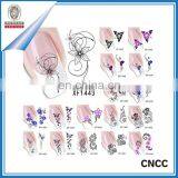 custom 3D nail sticker/nail art sticker /nail sticker printing