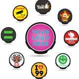 LED Car Decals, LED Logo Sign for LYFT Cab Service thumbnail-5
