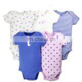 New Style Multi Colors Organic Cotton Baby Rompers Wholesale Baby Clothes thumbnail-1