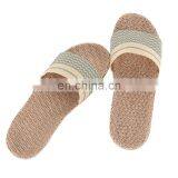 Natural Womens Unisex Linen Bottom Sea Beach Wear Home House Flip Flop Slim Anti-Skid Sandal thumbnail-4