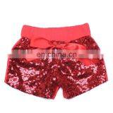 Toddler Sequins Shorts Girls Summer Satin Bowknot Short Pants Boutique Trouser 14colors