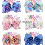 15styles Children Girl Hairpins Kids Cartoon Mermaid Butterfly Unicorn Print Barrettes thumbnail-2