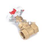 JD-1002 New Design Ball Lockable Threaded Brass Gate Valve thumbnail-3