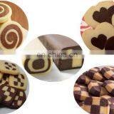 Double Filling Cookies Forming Machine/ Double Color Chocolate Filled Cookies Encrusting Machine thumbnail-4