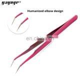 Yayoge Custom Stainless Steel Manicure Nail Tweezer With Cheapest Price Eyelash Extension Tweezers Nail Tools Supplier thumbnail-2
