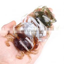 Amazon High Quality 6 Colors Sinking Saltwater Ice Fishing Biats  8cm 19g Soft Crabs  Fishing Lures