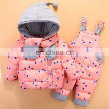 Wholesale Winter Jackets Children's Girls Children's Down Jacket Suit Girls'Prom Bangladesh China Market New Products