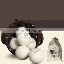 Eco Friendly Pure White Sheep Natural Organic New Zealand Wholesale Wool Dryer Ball thumbnail-2