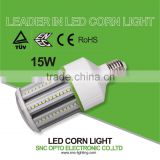 SNC ENEC/TUV/CE/RoHS 15w led corn light 115lm/w