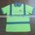 100% Polyester Hi Vis Workwear Shirt With Custom Logo Fluorescent Yellow Safety Uniform Shirts thumbnail-2