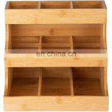 Nature Bamboo Friendly Environment Good Quality Tea Bags Storage Organizer Kitchen Storage Organizer thumbnail-2